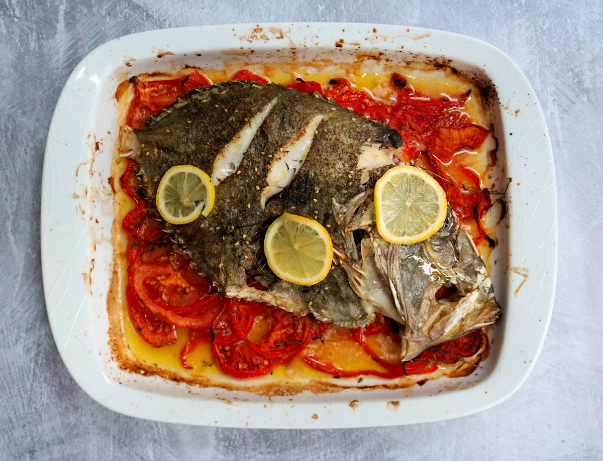 Whole Roasted John Dory With Thyme Recipe Cuisine Fiend